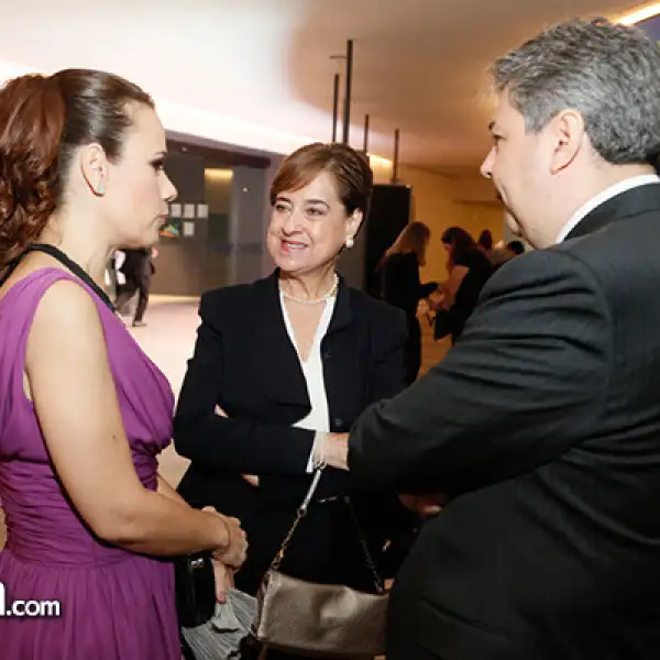 Marcia Larios, Cecilia Occelli y Luis Camargo