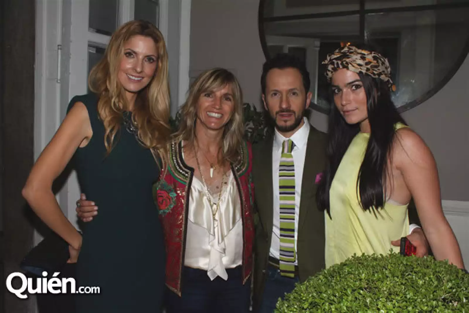 Marcela Cuevas,Josefina Huelguera,Óscar Madrazo y Victoria Alexander