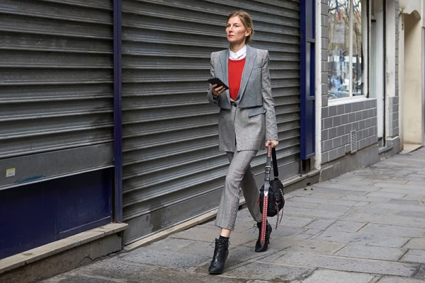 Street Style, Fall Winter 2018, Paris Fashion Week, France - 05 Mar 2018
