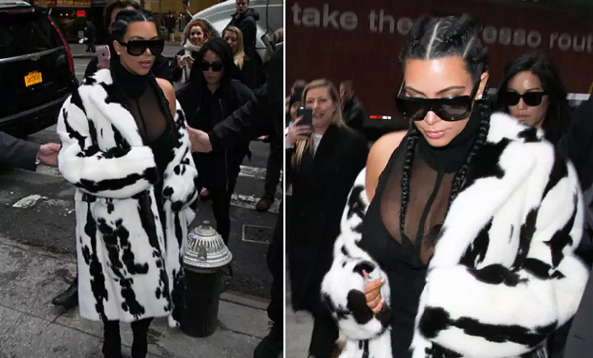 Kim Kardashian se encuentra en Nueva York para asistir al Fashion Week de Nueva York.