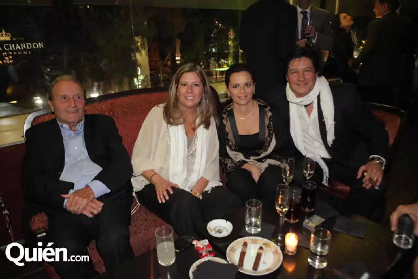 Bruno Lugani, Cecilia Monzón, Verónica Miranda y Carlos Monzón