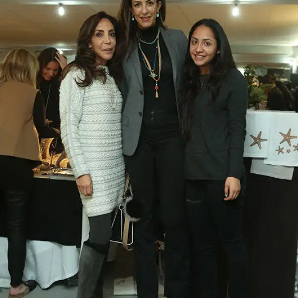 Georgina Alcántara, Celia Daniel y Valentina Alcántara