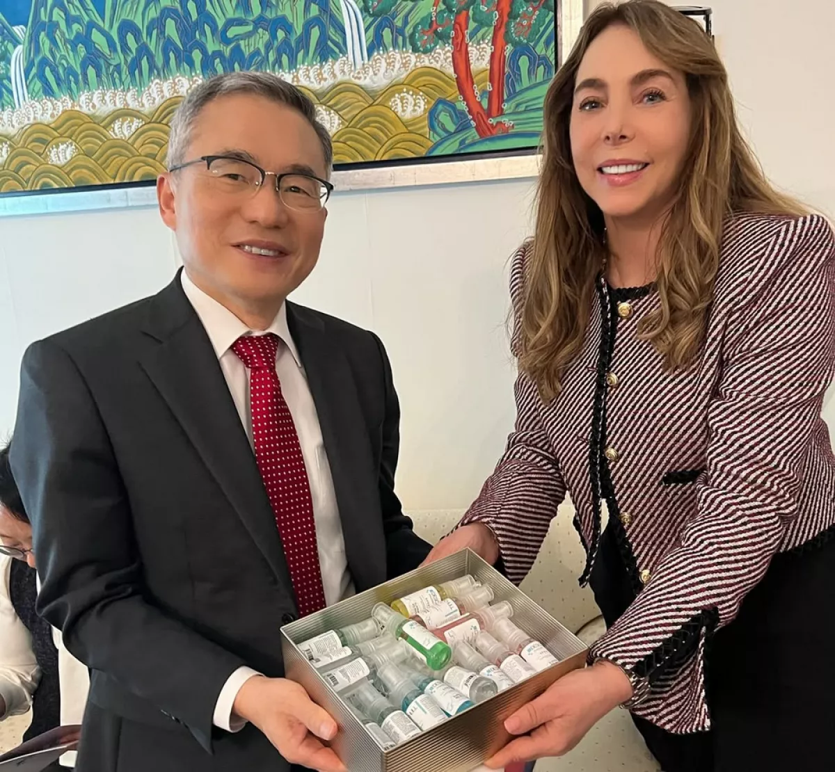 Huh Tae-wan y Belinda Schüll