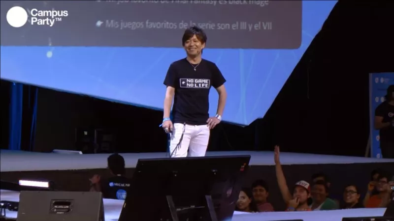 Naoki Yoshida se presentó en Campus Party 2016 en la ciudad de Guadalajara.