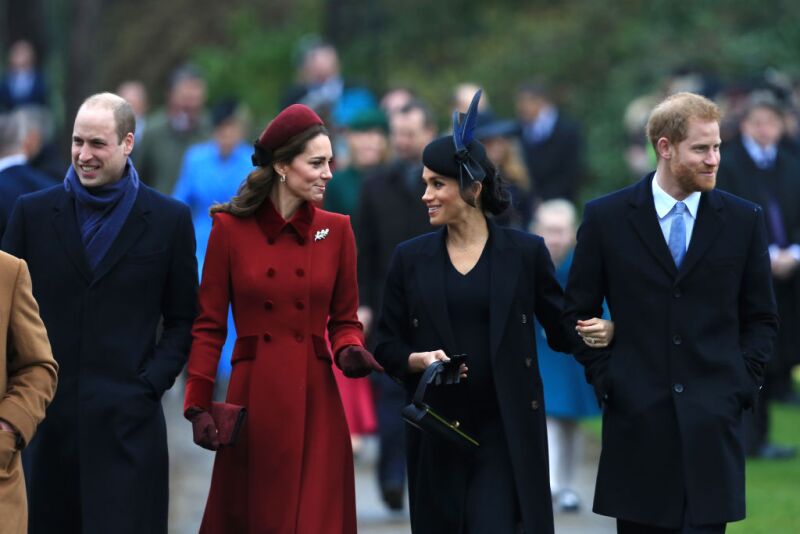 Los duques de Cambrige y los duques de Sussex