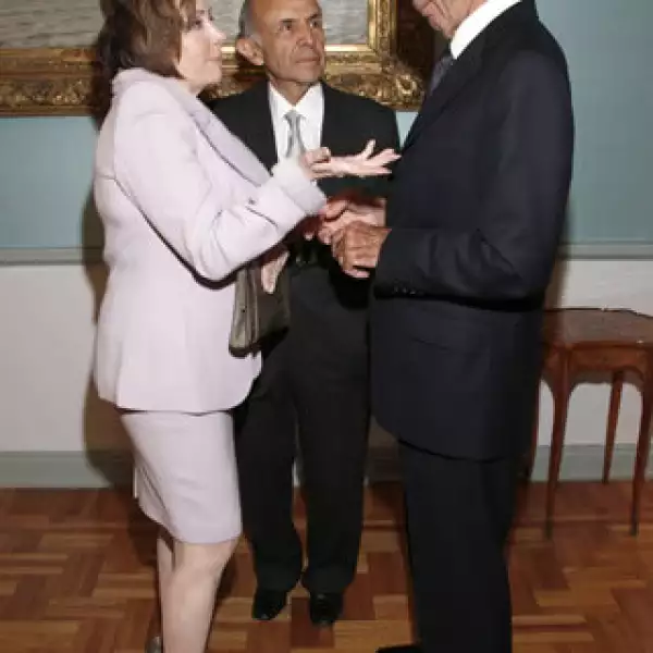 María Luisa y Clemente Serna y Manuel Arango