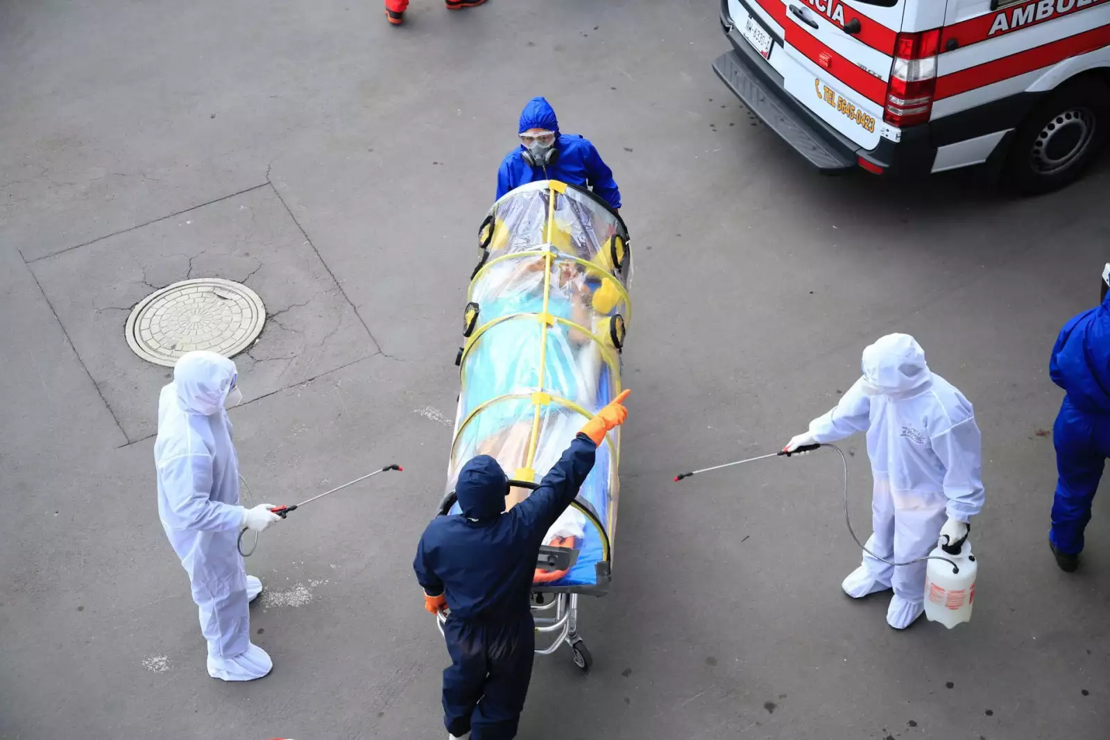 Atención médica de pacientes derechohabientes del IMSS, en el Autodromo Hermanos Rodríguez, sospechosos de Covid 19