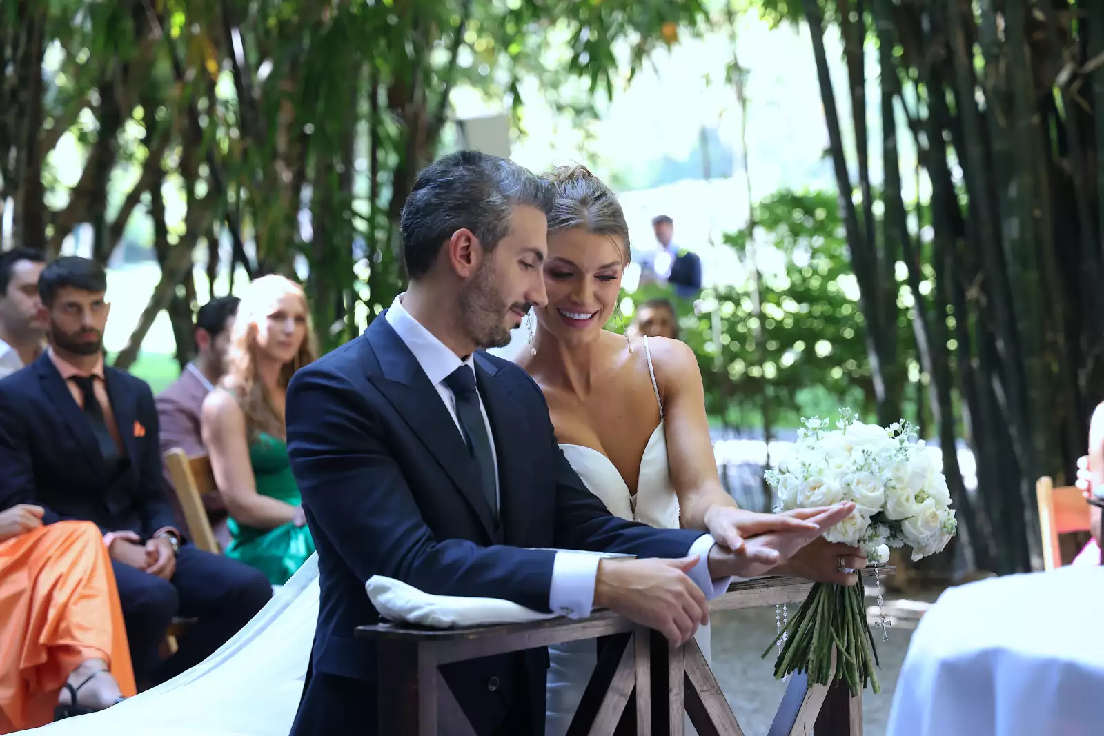 Johnny Abraham y Karen Ferrero