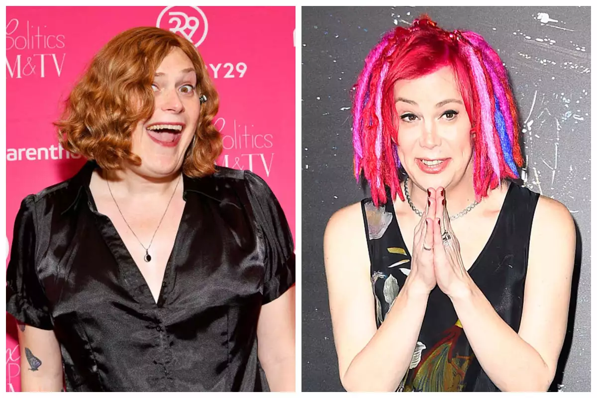 Lily y Lana Wachowski, cineastas. 