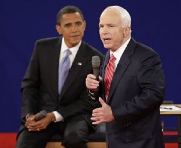 En las encuestas realizadas después del encuentro, los resultados fueron favorables para el candidato demócrata, Barack Obama.