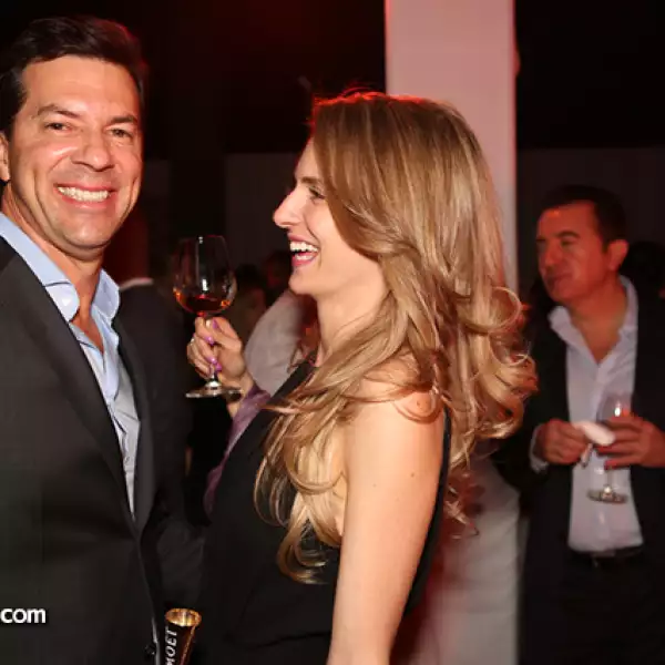 Christian Ross y Gabriela Villarbell