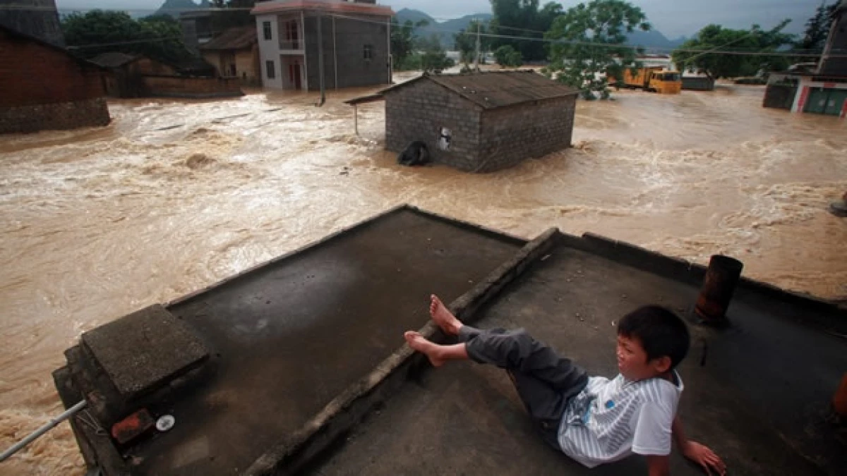 Inundaciones en China