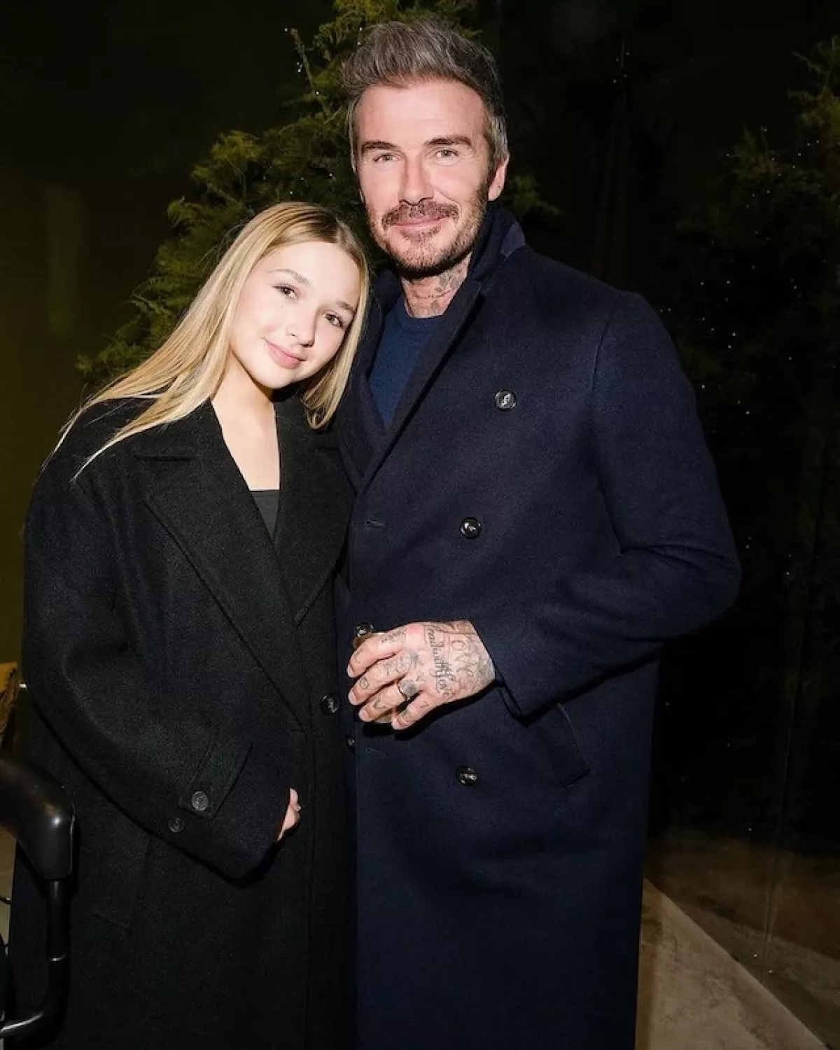 Harper y David Beckham