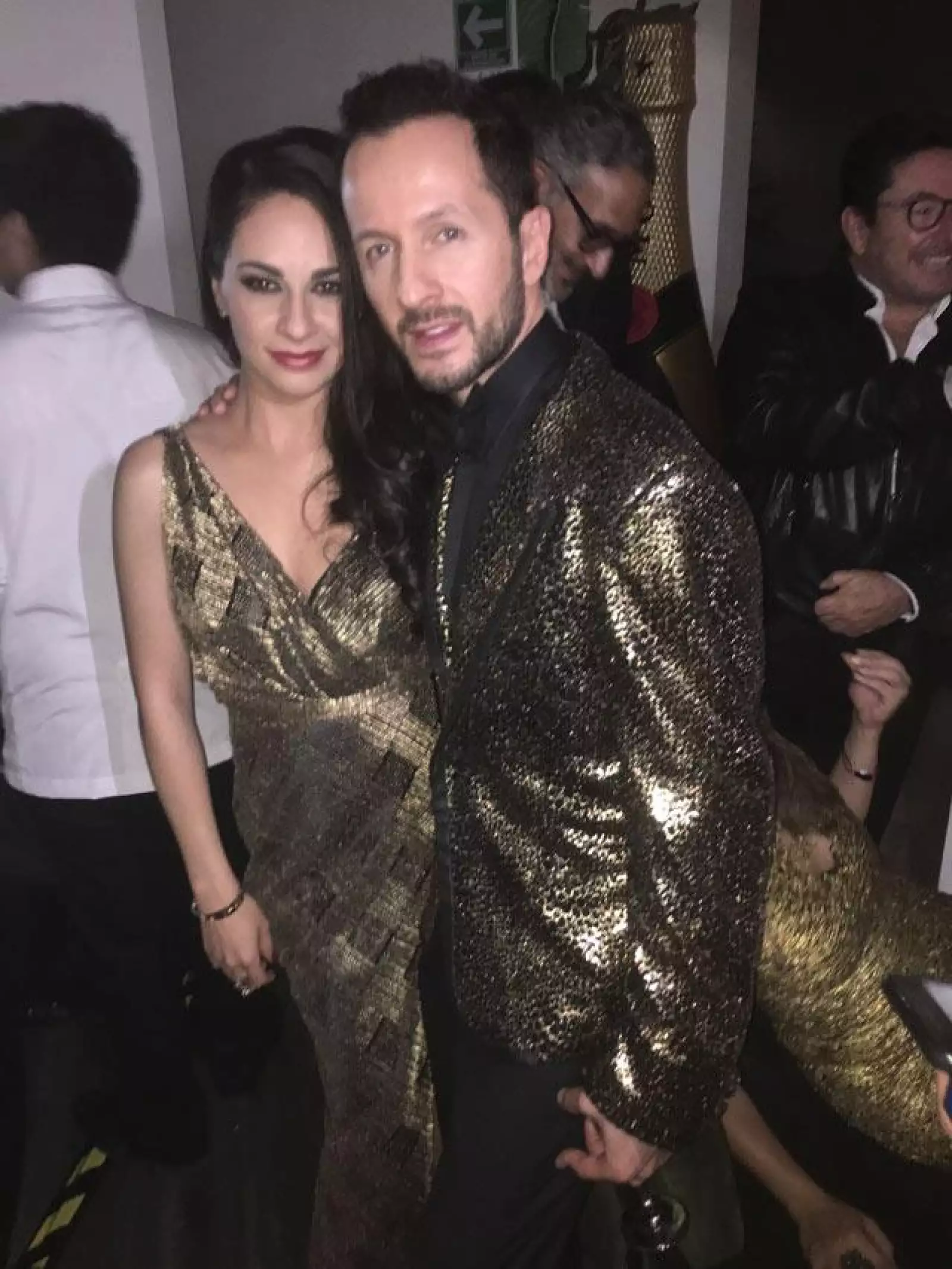 Los Madrazo recibieron muy contentos a todos sus invitados.