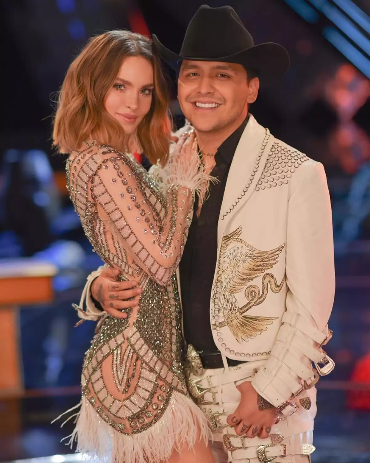 Belinda y Christian Nodal
