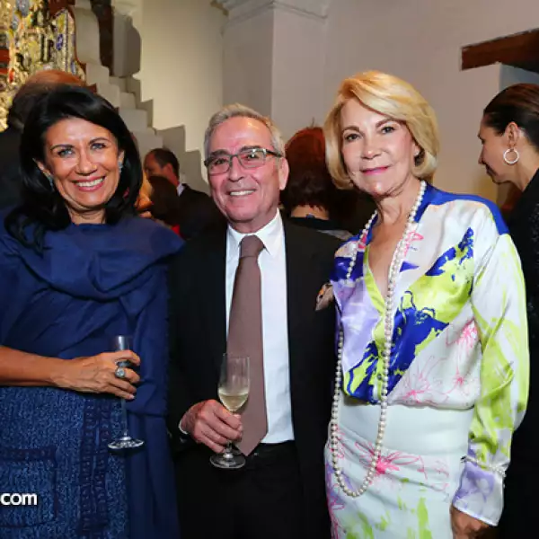 Martha Mejía, Antonio y Ángela Chedraui