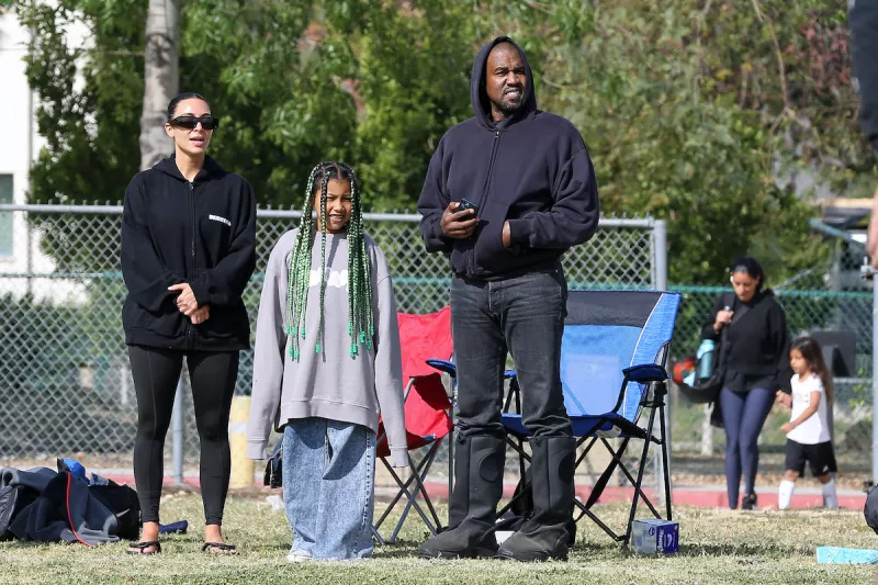 PREMIUM EXC Kim Kardashian, Kanye West