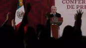 Andrés Manuel López Obrador, presidente de México, encabezó conferencia de prensa matutina en Palacio Nacional.