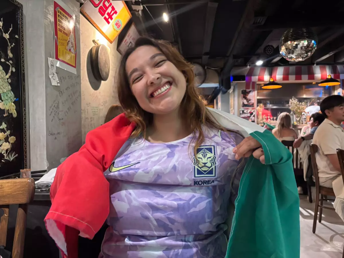  Yazmín Zertuche, mexicana de 26 años, se sentía dividida entre México y Corea del Sur. Habla coreano porque el k-pop la acercó a la cultura surcoreana. Foto: Dulce Soto.