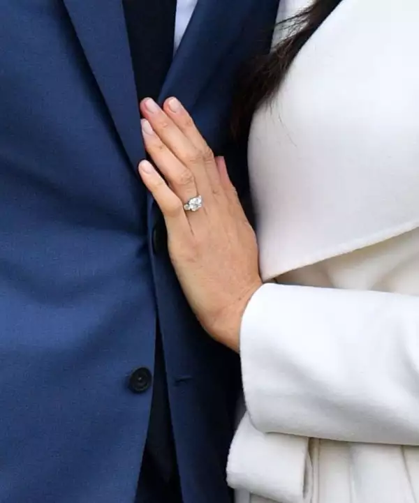 La actriz Meghan Markle y el príncipe Harry