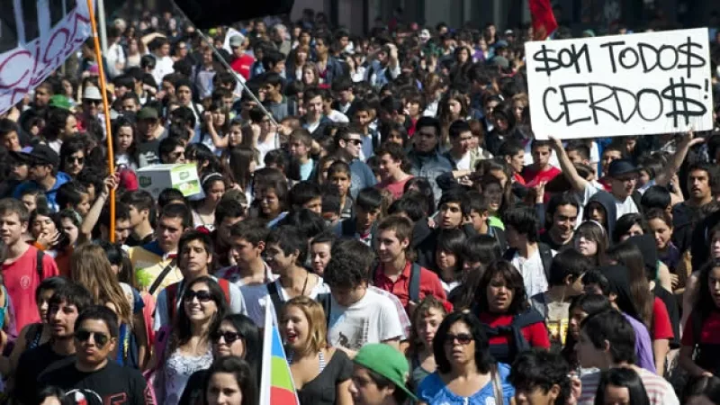 chile estudiantes manifestacion