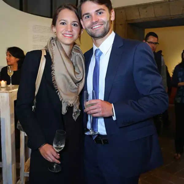 Paola Rebollar y Dirk Priebe