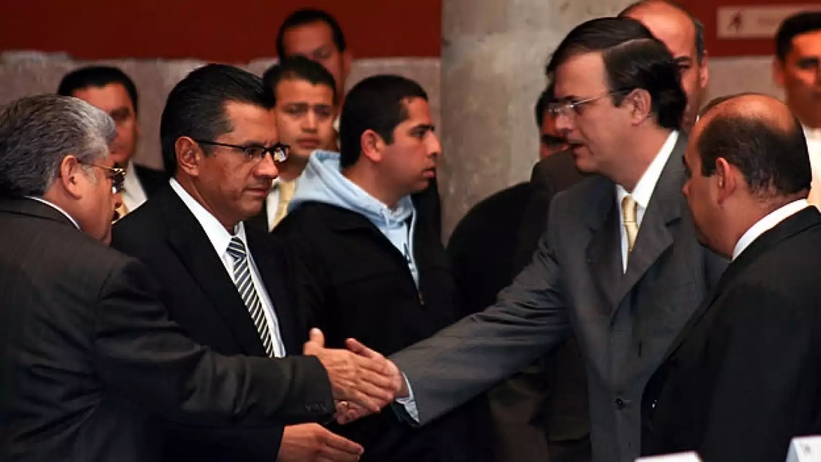 Joel Ortega y marcelo ebrard