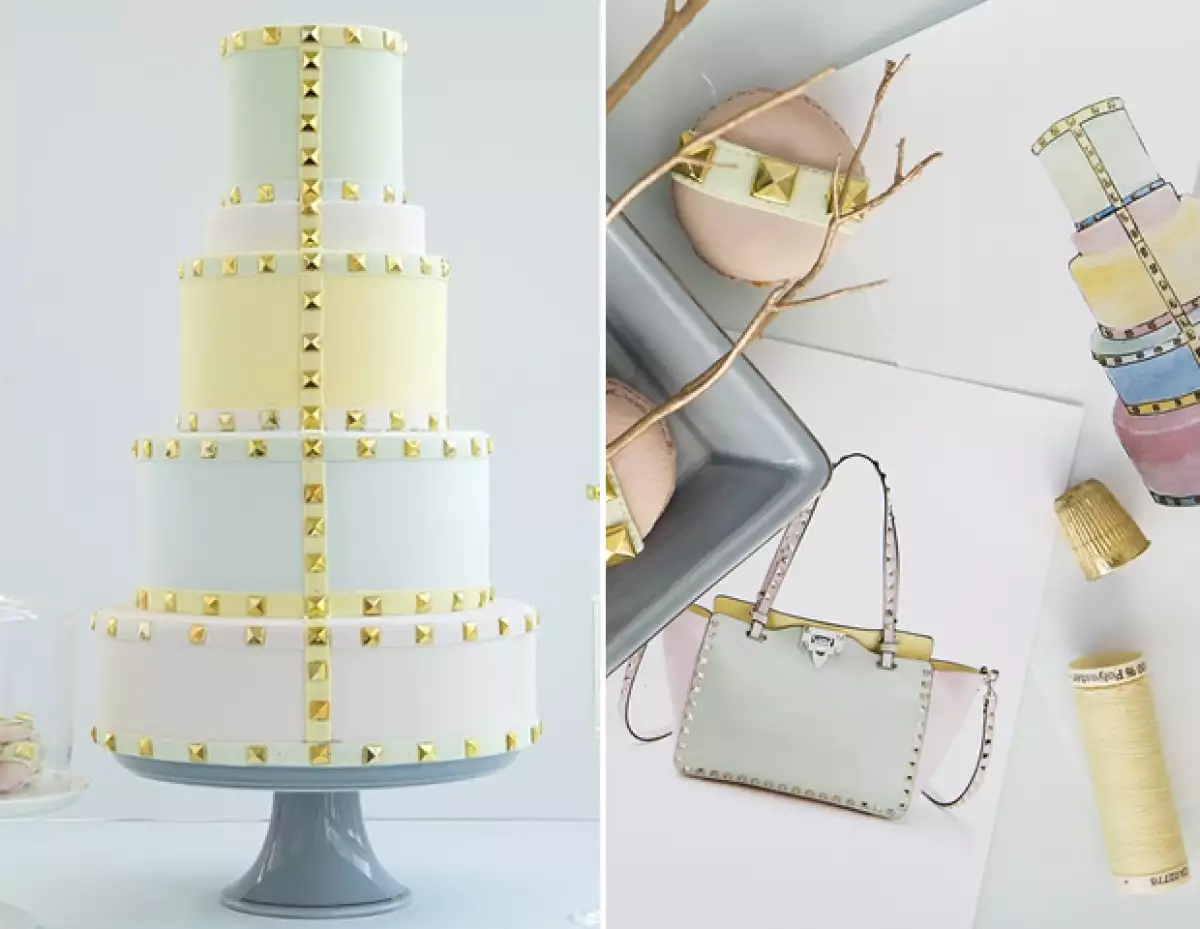 ¿Recuerdas las piezas en pastel de Valentino? Esta es una interpretación muy exacta de esa colección.