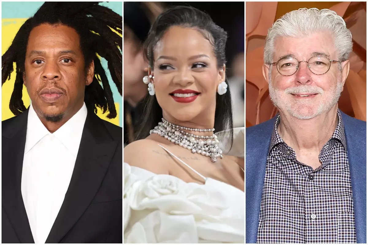 Jay-Z, Rihanna y George Lucas