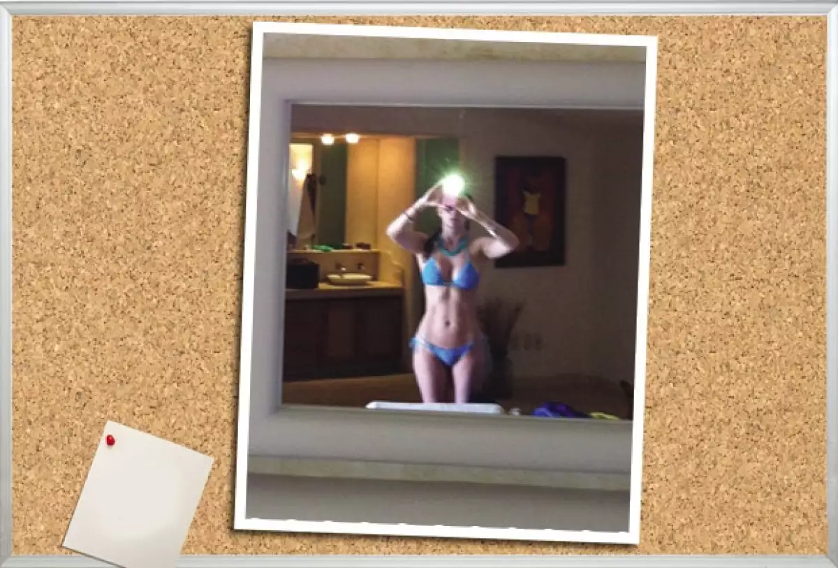 La actriz volvió a subir una foto donde aparece en bikini, lo que se está convirtiendo en una costumbre para el deleite de sus fans.