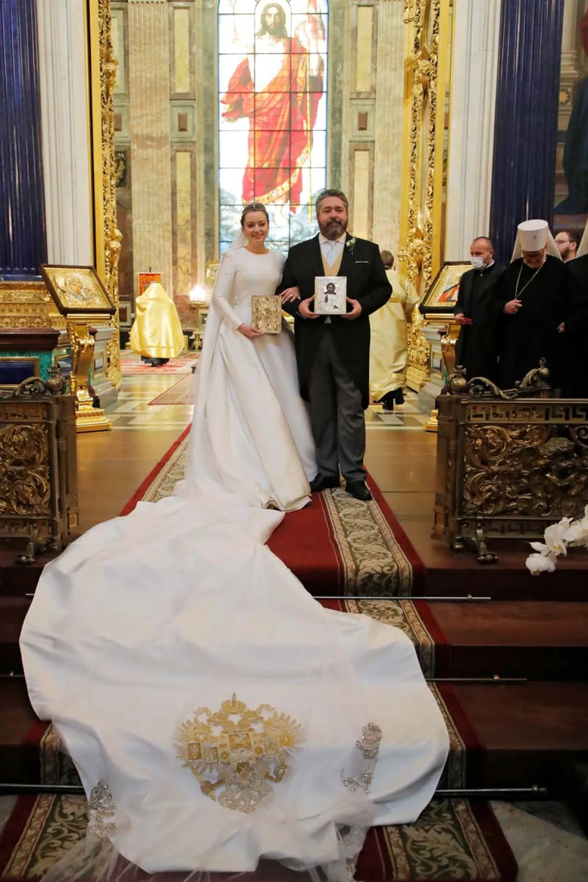 George Romanov y Victoria Romanovna Bettarini 