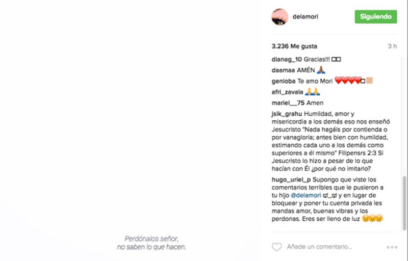 Ante las críticas, esta fue la respuesta que dio la actriz.