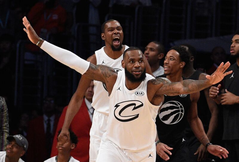 Kevin Durant y LeBron James