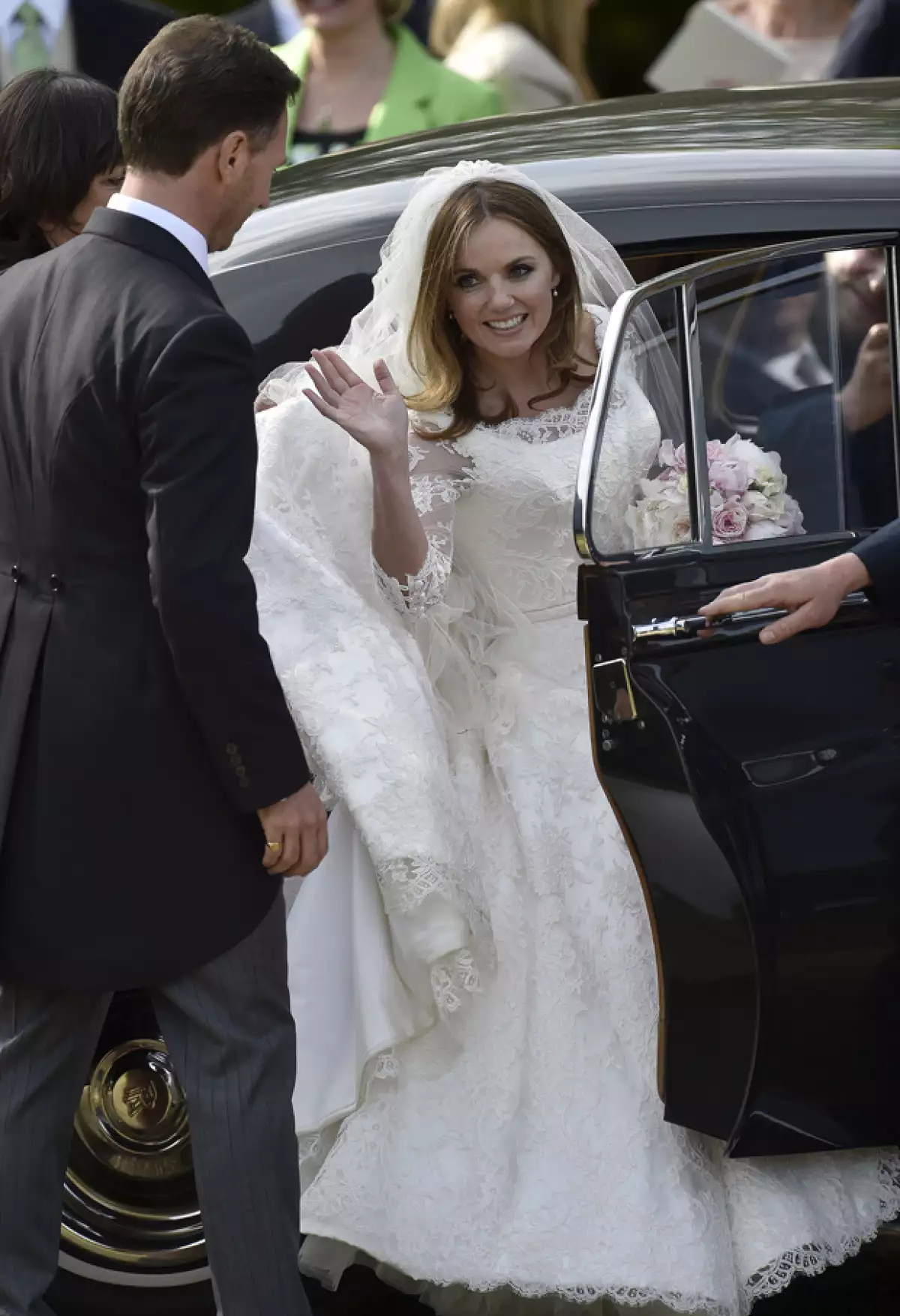 La boda de la ex Spice Girl se convirtió en todo un acontecimiento para sus fans.