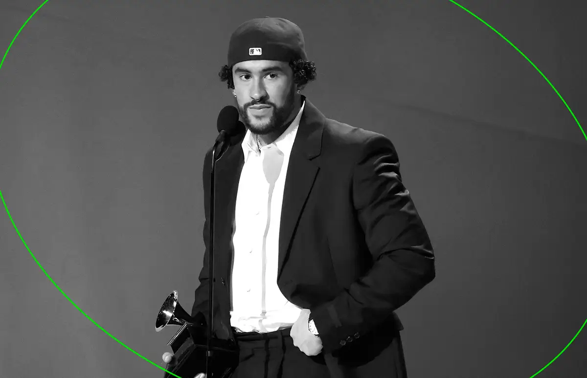 Bad Bunny habla por primera vez de los subtítulos racistas en su perfomance en los Grammys.