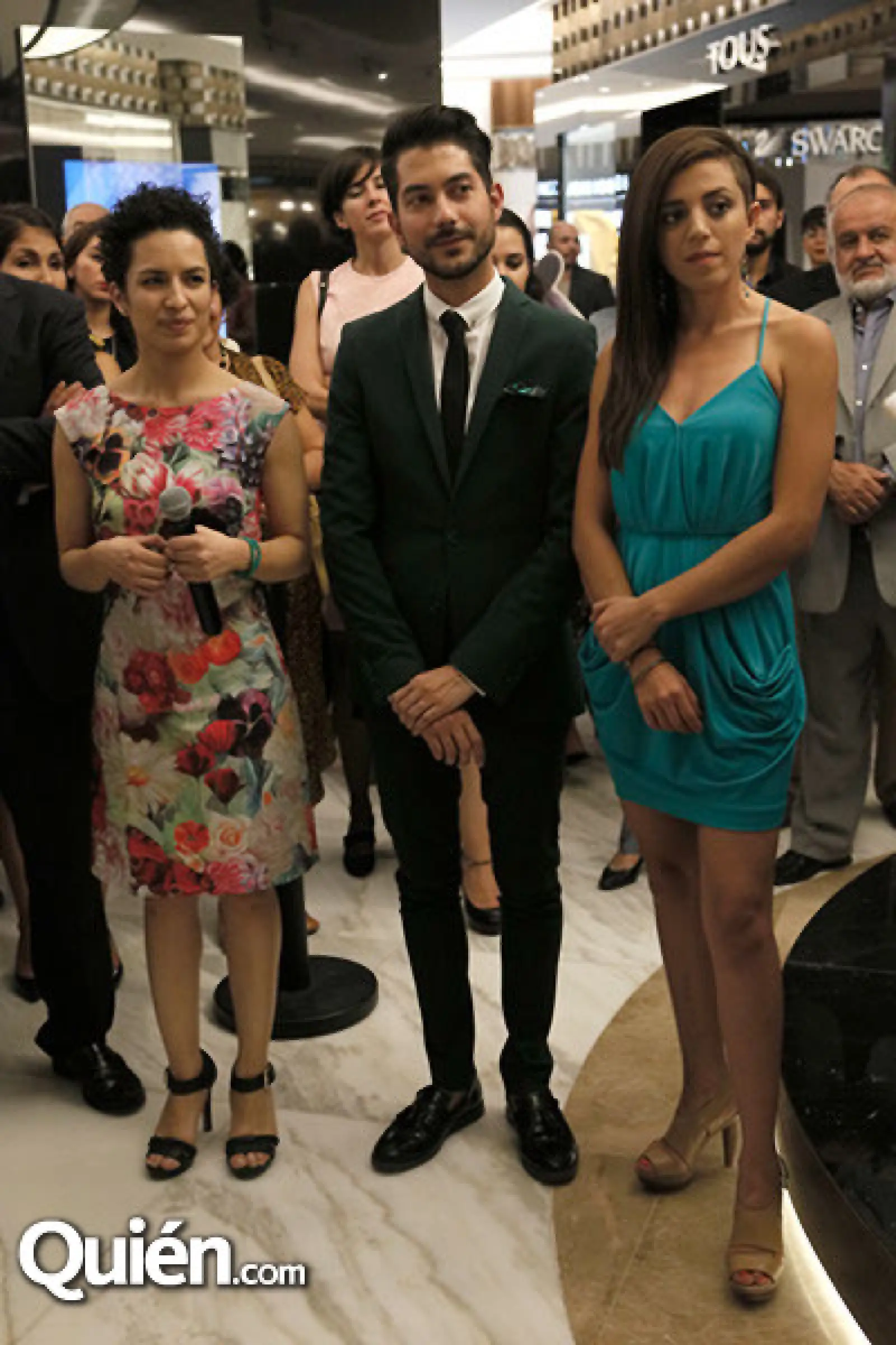 Melissa Falcón, Raymundo Botello y Saraí Noguez