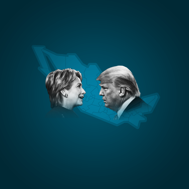 Clinton y Trump han alcanzado el número necesario de delegados para amarrar la candidatura de sus respectivos partidos.