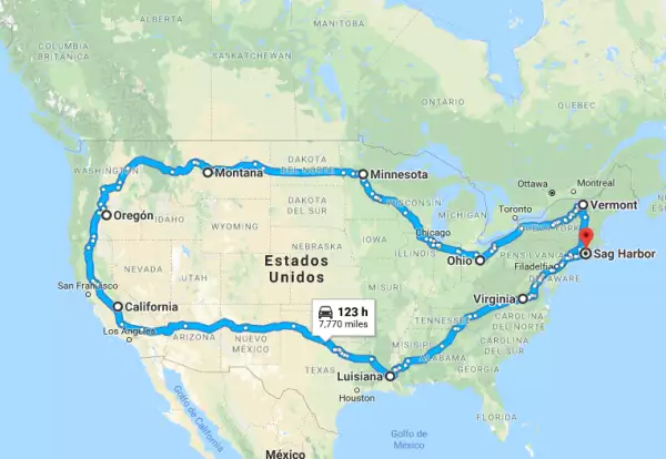 Travesía Travels with Charley