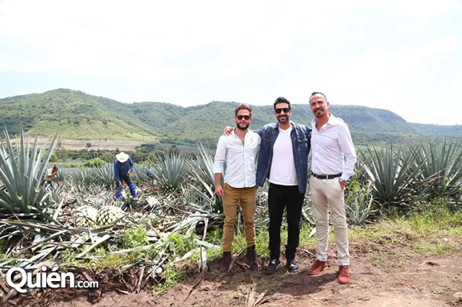 Diego Oseguera,José María Yazpik y Felipe Colsa