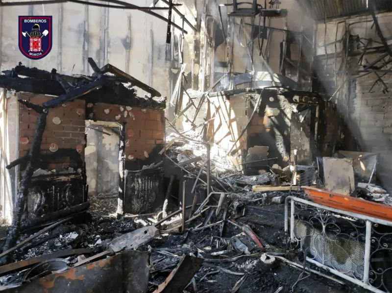 Incendio en Murcia