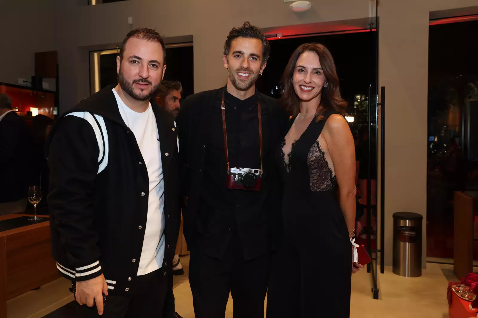 Víctor Martínez, Juan Pablo Minor y Betsy May 