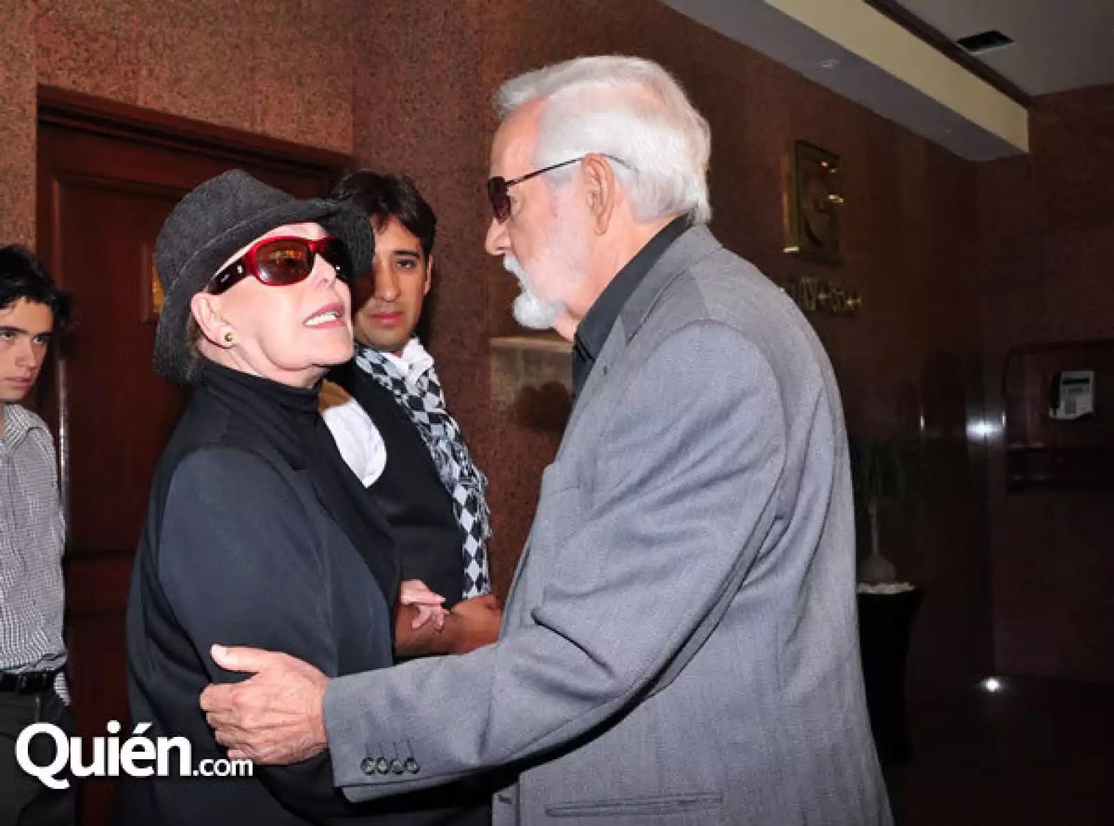 Irma Lozano y Ricardo Blume también acompañaron a la familia.