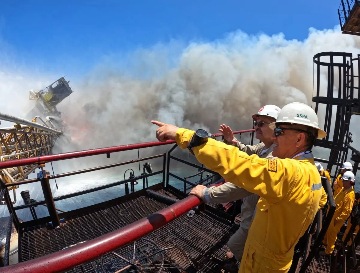 La producción de Pemex está a 8,000 barriles de regresar a los niveles previos al incendio en la plataforma Nohoch Alfa 