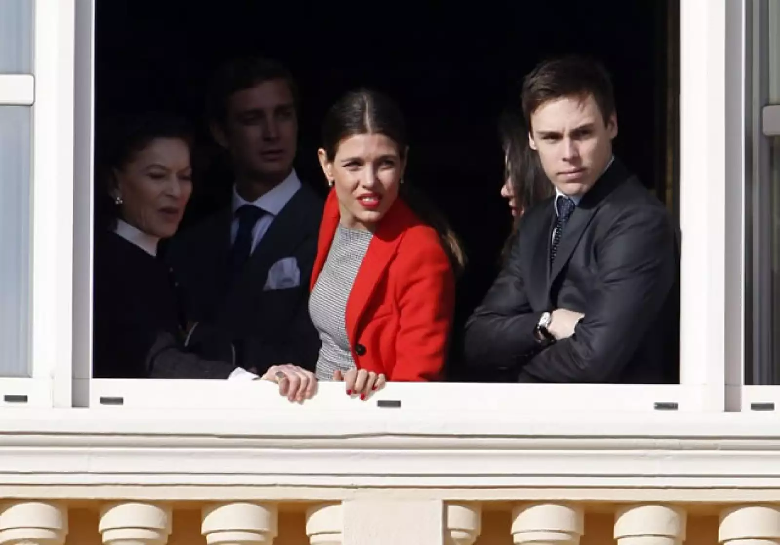 Los primos mayores: Pierre y Carlota Casiraghi y Louis Ducruet.