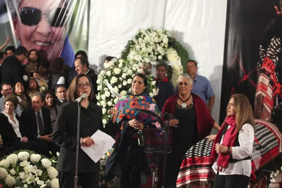 Homenaje en Garibaldi para Chavela Vargas.