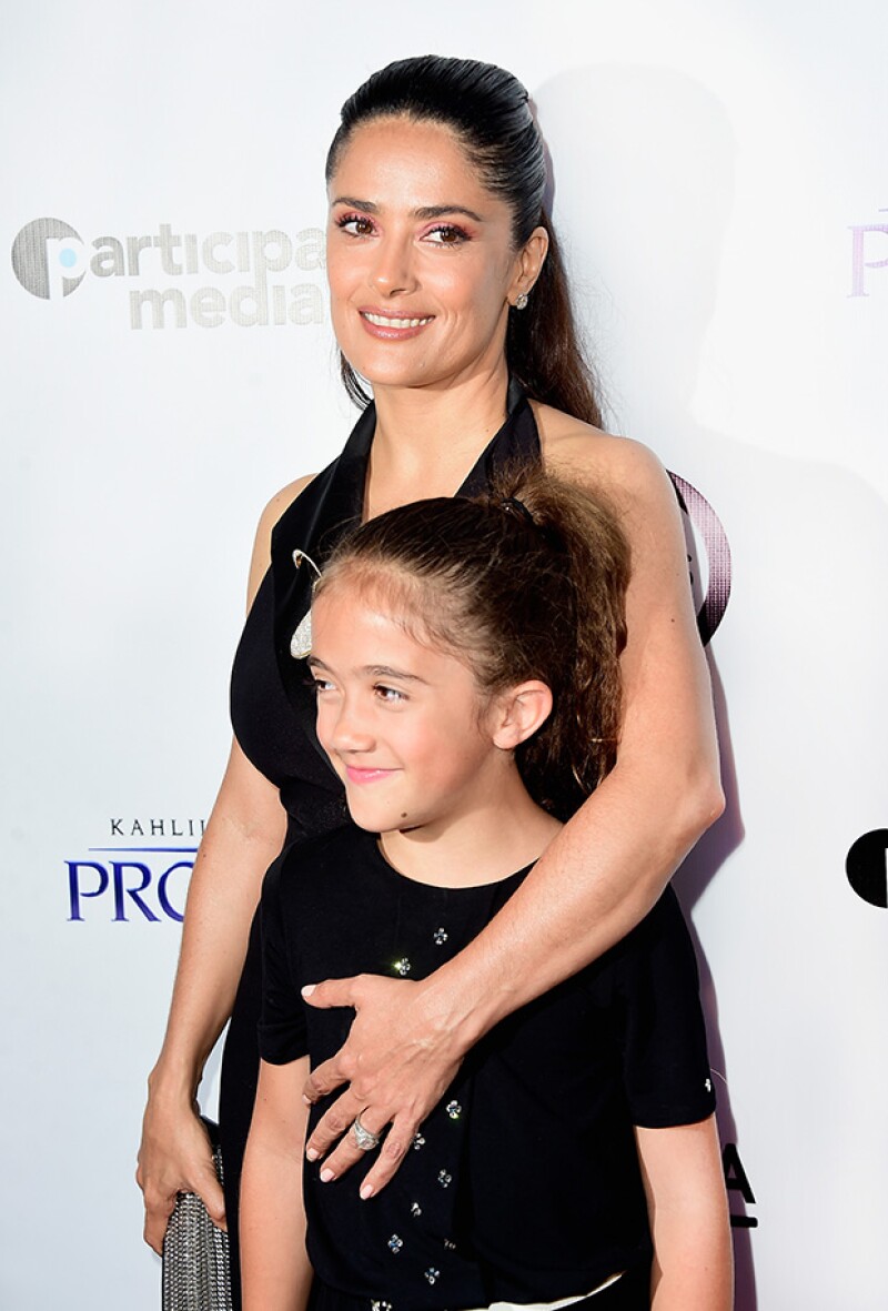 Salma junto a su única hija, Valentina Paloma.