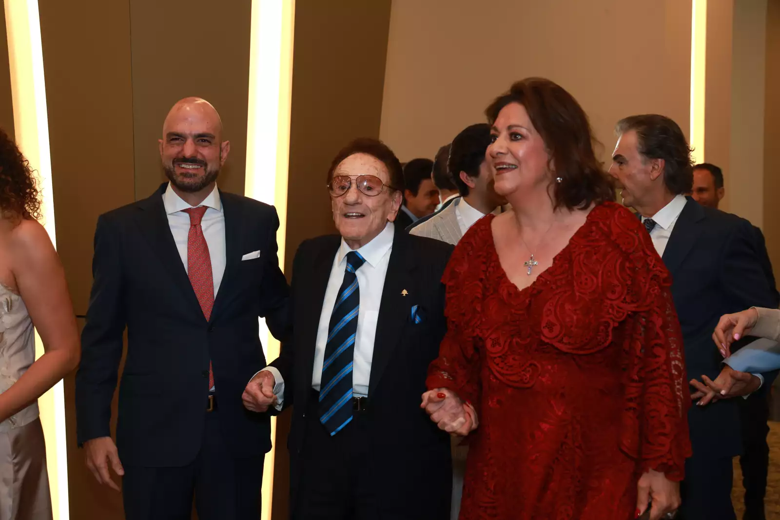 Daniel Karam, Emilio Checa Curi y Lili Curi