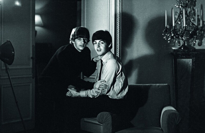 Una foto inédita de Ringo Starr y Paul McCartney.