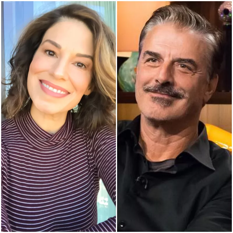 Lisa Gentile y Chris Noth