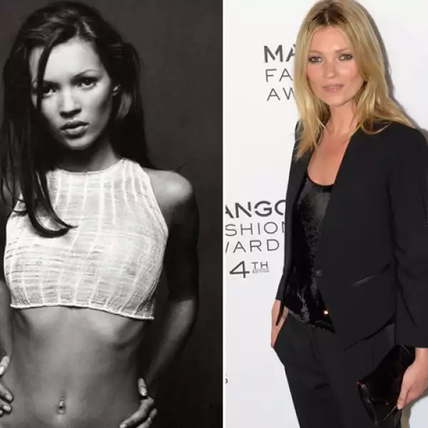 Inició su carrera como imagen de Calvin Klein Jeans hoy Kate Moss se posiciona como la segunda mejor modelo pagada del mundo además de continuar como imagen de varias marcas.